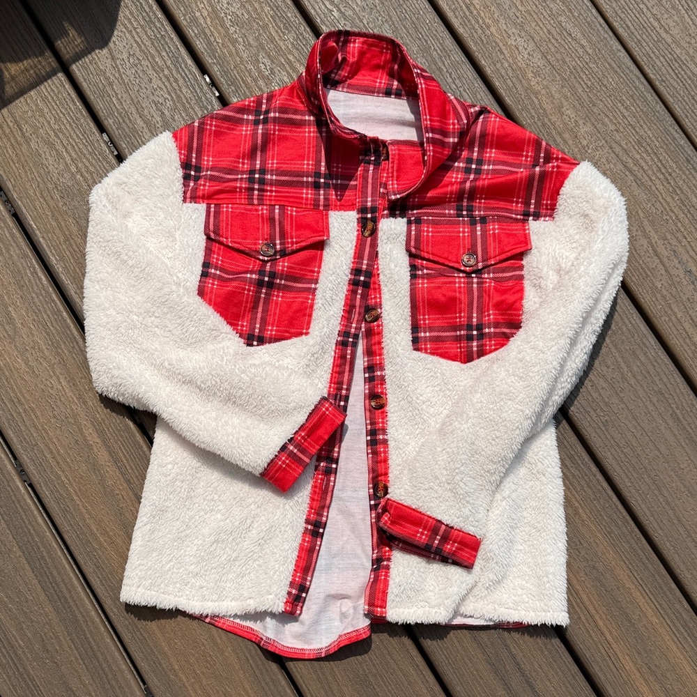 Cozy Red Plaid Shirt